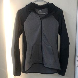 Nike Fit Grey Fleece Zip Up